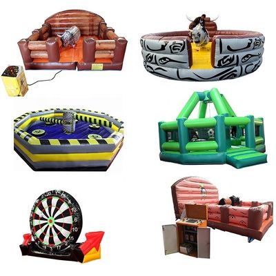 Jogos interativos infláveis de cores personalizadas Meltdown Saltador mecânico para adultos
