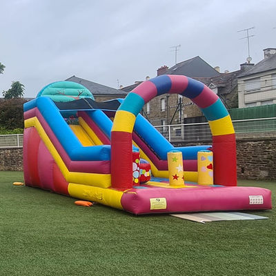 Aluguer de festas Casa de doces Slide seco inflável com certificação CE/EN71/EN14960