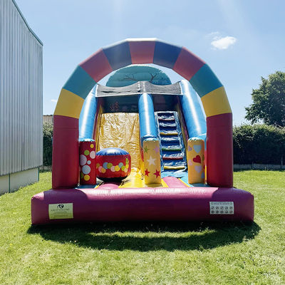 Aluguer de festas Casa de doces Slide seco inflável com certificação CE/EN71/EN14960