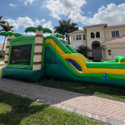 Trampolim castelo unisex com piscina de salto A festa final para crianças diversão e conforto