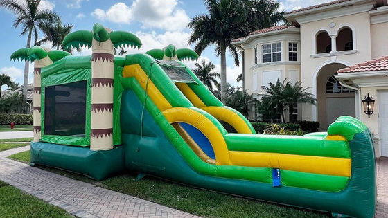 Trampolim castelo unisex com piscina de salto A festa final para crianças diversão e conforto