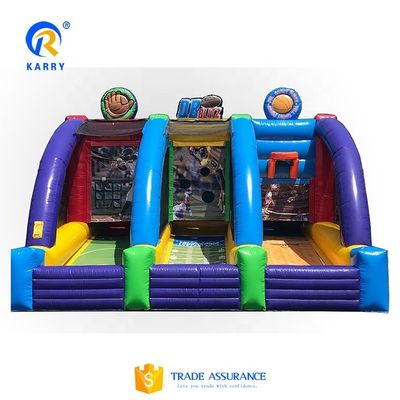 Brinquedos infláveis de carnaval Jogos interativos ao ar livre com blower CE e acessórios de reparação