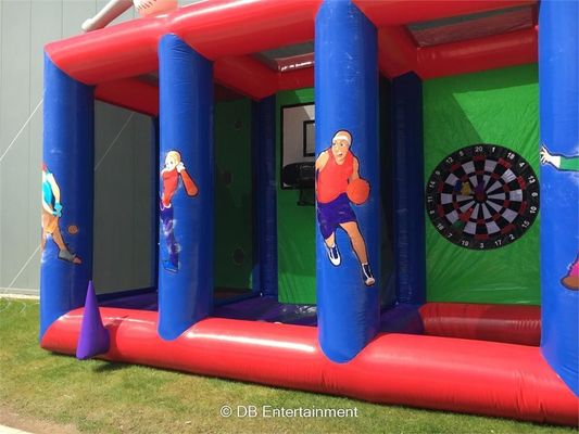 Brinquedos infláveis de carnaval Jogos interativos ao ar livre com blower CE e acessórios de reparação