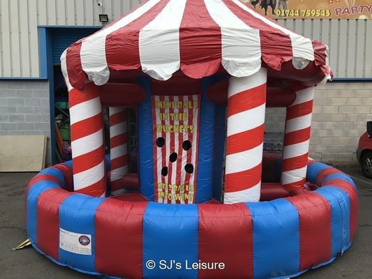 Brinquedos infláveis de carnaval Jogos interativos ao ar livre com blower CE e acessórios de reparação