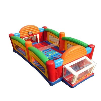 Formas de transporte Uso de sabão inflável Campo de futebol/basquetebol para playground ao ar livre