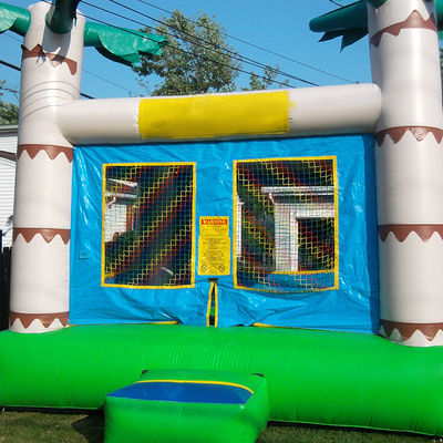 14 Anos para cima Cor Personalizada Palmeira Tropical Bouncy Kids Bouncing Castelo para alugar