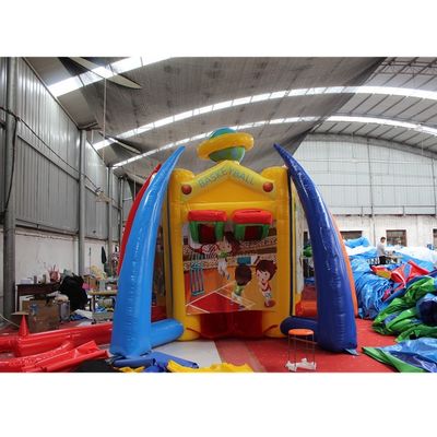 Unisex PORTABLE Carnaval inflável 5 em 1 Jogo Futebol/Basquetebol Desportos interativos