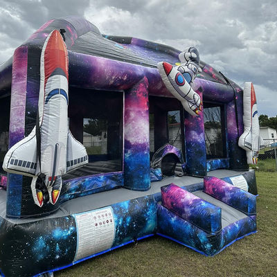 Blower Pretty Good Kids Festa Astronauta Castelo Nave Espacial Casa Inflável