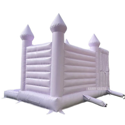 Castelo decorativo inflável de PVC de qualidade comercial com buraco de bola e escorrega