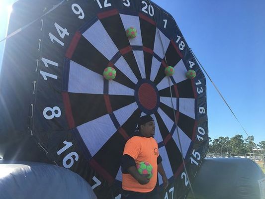 14 Geração de Idade Jogo Desportivo Interativo de Darts Infláveis Gigantes com Certificação EN14960