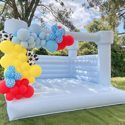 CE/EN71 Certificado Tamanho personalizado Moonwalk inflável Castelo de salto para festa de casamento