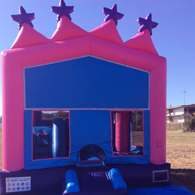 Grande portavel 0,55mm PVC Vinil lonas de fora ou interior inflável Combinado Jumping Castle