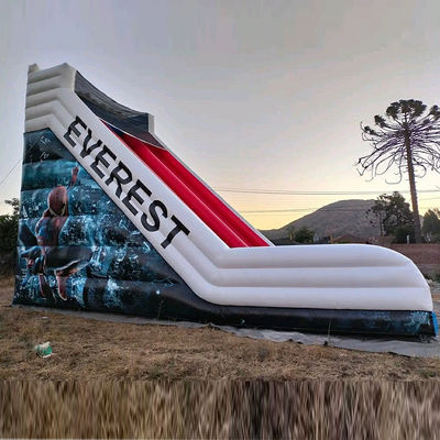 Entretenimento ao ar livre Must-Have Red Spiderman Slide inflável com 2 escadas