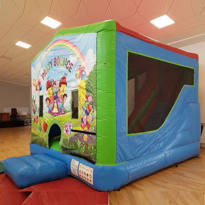 Unisex Pequeno PVC Inflavel Inflável Salto Castelo Casa de Salto com Deslizamento