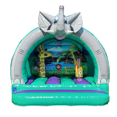 Unisex PVC comercial inflável Trampolim Castelo Elefante Casa de salto para aluguel de festas