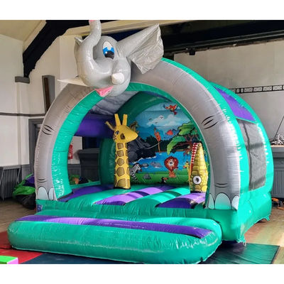 Unisex PVC comercial inflável Trampolim Castelo Elefante Casa de salto para aluguel de festas