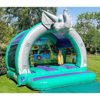 Unisex PVC comercial inflável Trampolim Castelo Elefante Casa de salto para aluguel de festas