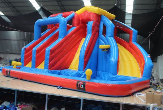 Deslizamento de água N Soak Splash Park Mais popular Banzai Inflável Permissível Passageiro 5-10