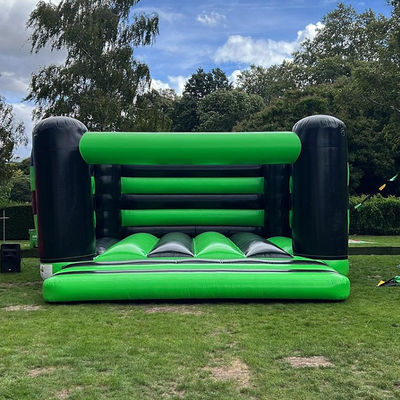 Blower Incluído Trampolim Inflável para Crianças Castelo Gigante e Green Party Aluguer