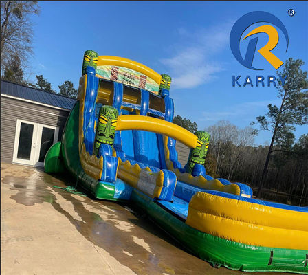 Grandes Adultos e Crianças Tamanho Inflável Slides do Quintal com piscina