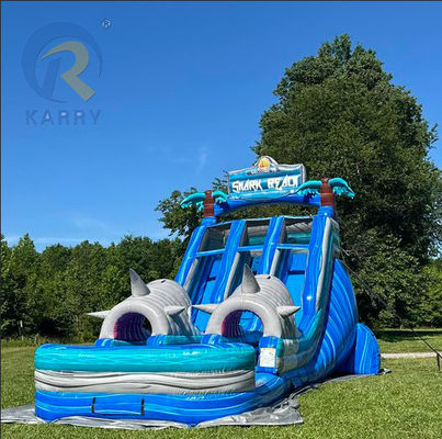 Grandes Adultos e Crianças Tamanho Inflável Slides do Quintal com piscina