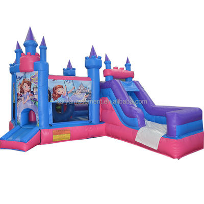 Características PORTÁVEL Crianças Castelo Desobediente Casa Inflável de Salto com Deslizamento e Piscina
