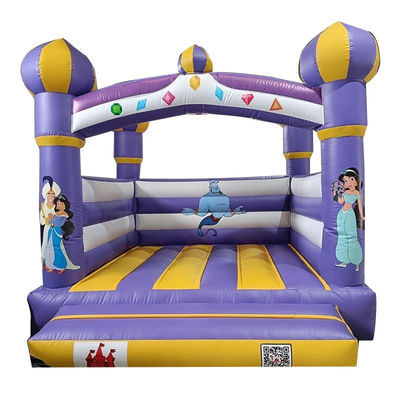 Último estilo roxo inflável salto salto castelo casa para crianças personalizar aceito