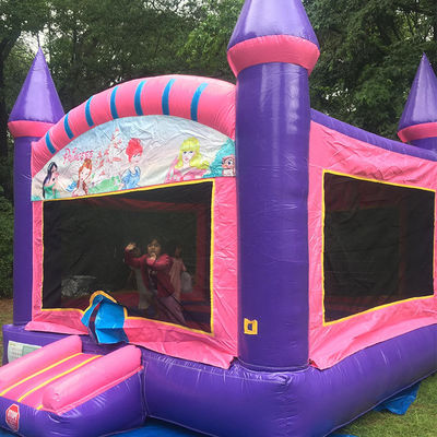 Características PORTABLE Princesa festa inflável Bounce House castelo salto castelo