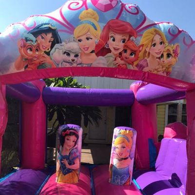 Fantasy Princess Castle Bounce House Dimensões personalizadas para aluguel comercial
