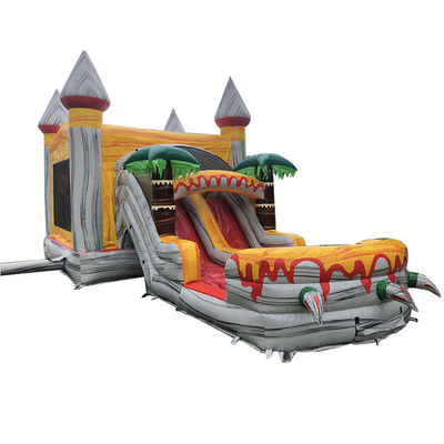 CE/EN71/EN14960 Combinação de escorregas de salto do castelo inflável para eventos de festas