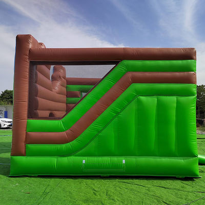 CE EN14960 Certificado Slide de castelo inflável combo para aluguel de festas Minecraft tema