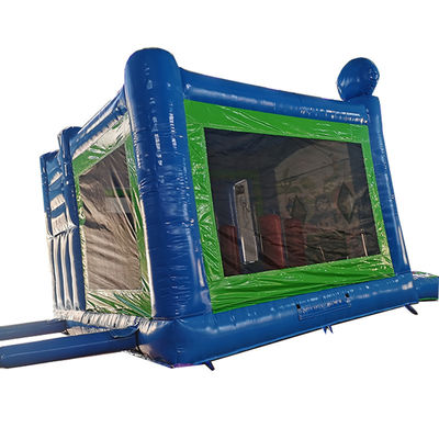 Cor personalizada Comércio de PVC Pirata tema inflável Castelo salto com deslizamento seco