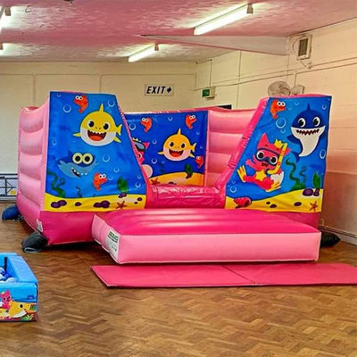 14 Anos de idade, Castelo de Trampolim Mini Inflavel Personalizado com Slide de Cor Personalizada