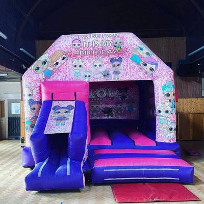 14 Anos de idade, Castelo de Trampolim Mini Inflavel Personalizado com Slide de Cor Personalizada