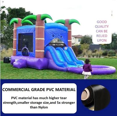 Slide de água inflável de PVC com gancho de basquete para crianças e adultos Faixa etária 5-7 anos