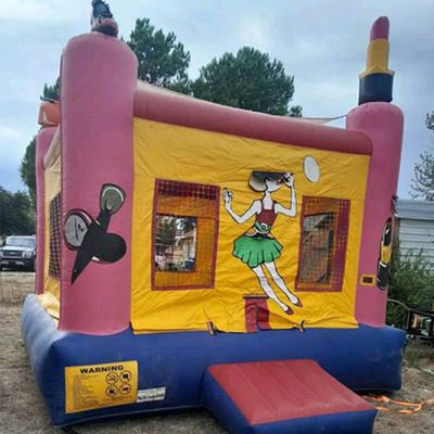 Acessórios Unisex Princesa Casa do Castelo Rosa Inflável Para Crianças Tema da Festa de Aniversário