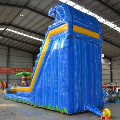 Piscina Jungle Deslizamento de água inflável para grandes parques aquáticos Casa de salto Aluguer comercial