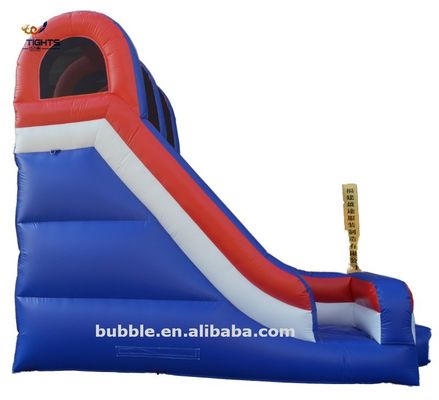 Salto deslizamento de água inflável para festa pequeno comercial deslizamento seco combo castelo de salto