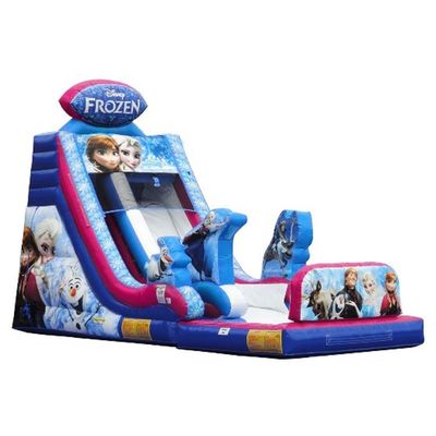 Cor personalizada Popular Pequeno Tubarão Slide de água inflável com piscina
