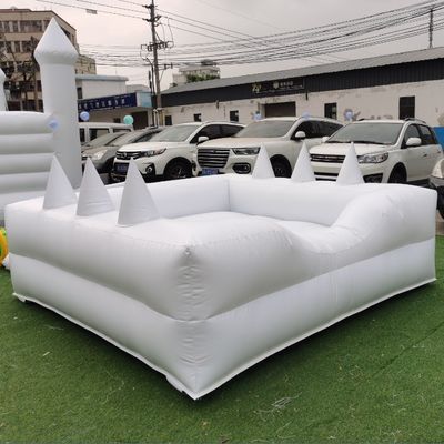 CE/EN71/EN14960 Bandeira inflável de PVC branco unisex certificada para recreio e festas
