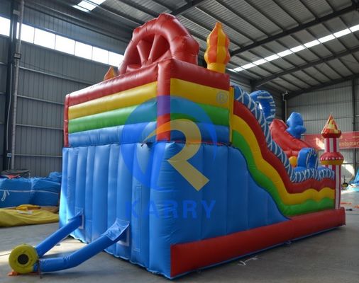 6 * 4m tamanho adulto salto inflável para diversão e entretenimento com tema de circo