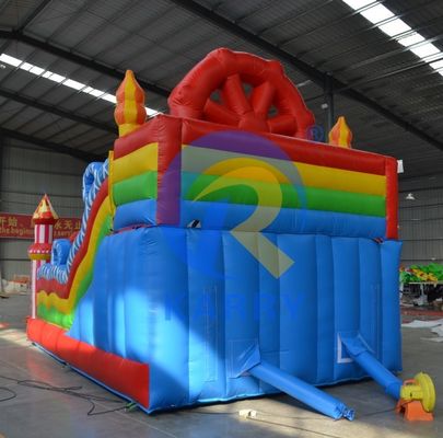 6 * 4m tamanho adulto salto inflável para diversão e entretenimento com tema de circo