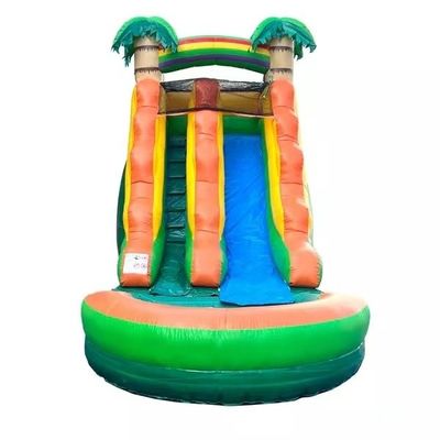Deslizamento de água de ar de PVC personalizado para diversão infantil e adulta em grande parque inflável comercial