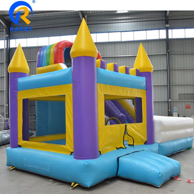 Clássico Jumpper inflável castelo Slide Combo com piscina Impressão digital