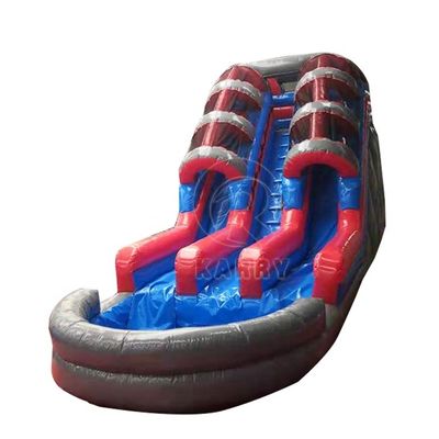 Tamanho personalizado Slide de salto inflável Slide de ar seco e de água para aventuras ao ar livre