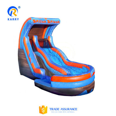 Deslizamento de água inflável personalizado com piscina para crianças e adultos jogo de escalada em rocha