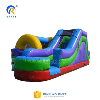 Deslizamento de água inflável personalizado com piscina para crianças e adultos jogo de escalada em rocha