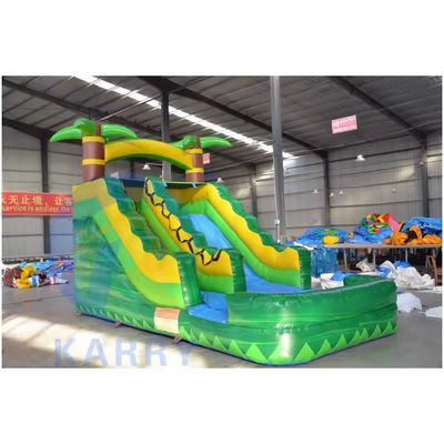 4X9M Tamanho PVC D Slide inflável para o exterior para Parque de entretenimento Acessórios sopro de ar