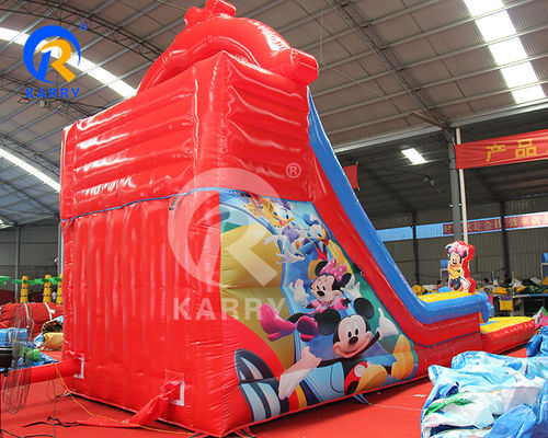 CH PVC Materiais Slide de água inflável Slide de casa de salto Capacidade máxima 100-500kg Parque