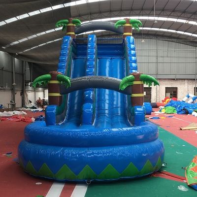 Slide Unisex Bouncy House Slide Inflável Jumping Air Bouncer Slide para piscina 5-10 Passageiros